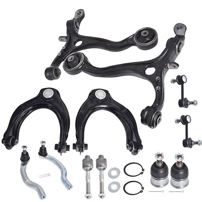 #ad 12pcs Front Lower Upper Control Arm Ball Joint Kit For 2008 09 2012 Honda Accord $124.78