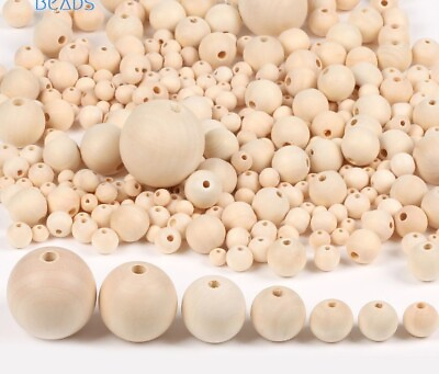 #ad Natural Wood Spacer Beads Wooden Jewelry Making Accessories Beads 1 1000pcs $17.82