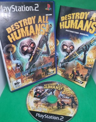 #ad Destroy All Humans Playstation 2 PS2 PAL Complete W Manual AU $12.99
