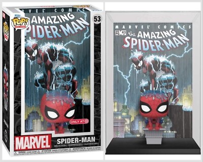 #ad Funko POP Comic Cover: Marvel Amazing Spider man Figure #53 EXCLUSIVE PRE ORDER $59.99