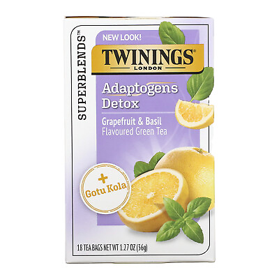 #ad Adaptogens Detox Green Tea Grapefruit amp; Basil 18 Tea Bags 1.27 oz 36 g $5.67