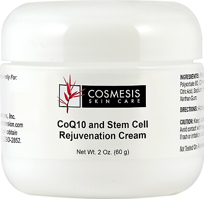 #ad Cosmesis Skin Care CoQ10 and Stem Cell Rejuvenation Cream 2 oz. 60 g $55.95