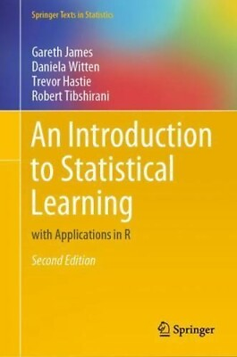 #ad Springer Texts in Statistics Ser.: An Introduction to Statistical Learning $28.00