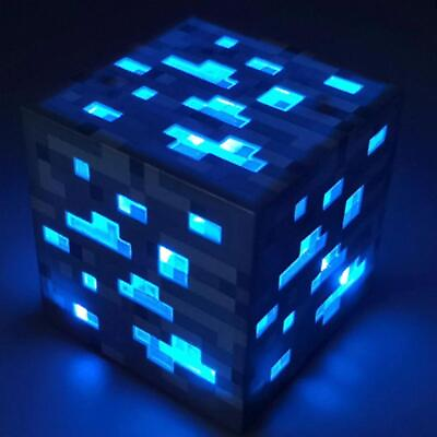#ad Minecraft Game Peripheral Miners Rechargeable Lamp Night Light B5 AU $29.99