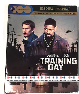 #ad TRAINING DAY 💥 4K Ultra HD Blu ray Digital 💥 BRAND NEW Sealed * 2023 $18.44