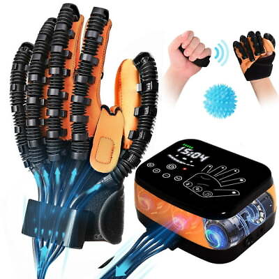 #ad Rehabilitation Robot Glove for Stroke PatientHand Hemiplegia Recovery Equipment $158.00