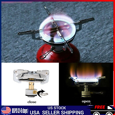 #ad Portable Mini Camping Stove Compact Hiking Fishing Gas Heater Cooker BBQ Outdoor $13.99