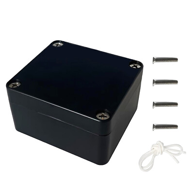 #ad Black Plastic Project Box ABS IP67 Waterproof Electrical Junction Box Enclosure $8.99