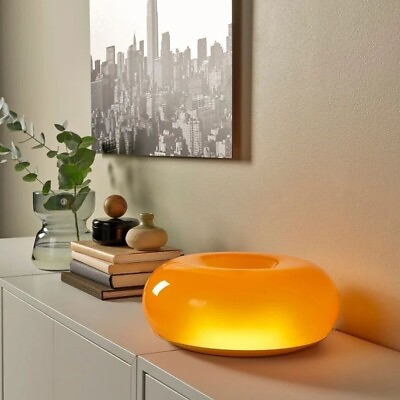 #ad #ad IKEA VARMBLIXT Orange Glass Donut Table or Wall Lamp by Sabine Marcelis NEW $127.99