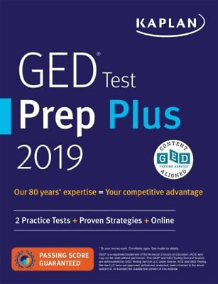 #ad GED Test Prep Plus 2019 : 2 Practice Tests Proven Strategies $7.11