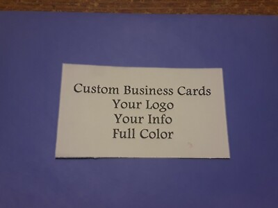 #ad #ad Custom Full Color Business Cards 100 Cards $8.00