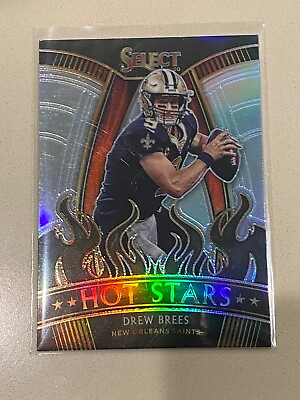 #ad 2020 Panini Select Hot Stars Silver Drew Brees New Orleans Saints #HS21 $2.49