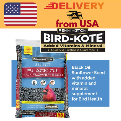 #ad #ad SALE Pennington Select Black Oil Sunflower Seed Dry Wild Bird Feed 20 lb. Bag $13.00