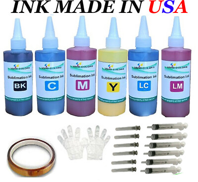 #ad VC 600ml Dye Sublimation Ink Refill Bottles non OEM 079 for 1400 1430 CISS $29.75