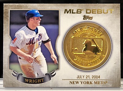 #ad 2016 Topps MLB Debut Medallions Series 2 David Wright #MLBD2M 19 $31.99