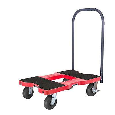 #ad SNAP LOC 1600 lb Extreme Duty E Track Push Cart Dolly Red $389.00