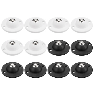 #ad 12Pcs Adhesive Mini Caster Wheels Swivel Universal Caster Sticky Pulley AU $19.89