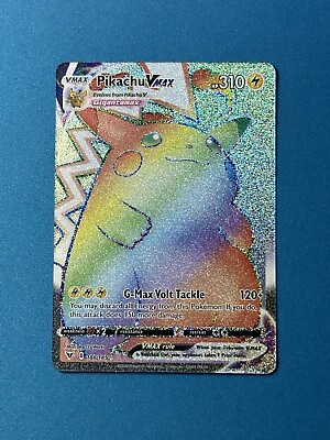 #ad Pikachu VMAX 188 185 Vivid Voltage Rainbow Secret Rare Pokemon Card Mint NM $129.00