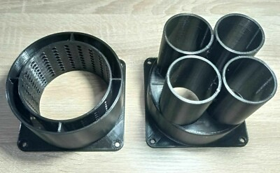 #ad Antminer S9 L3 Set of Quad Vent and Intake Fan Shroud $24.90