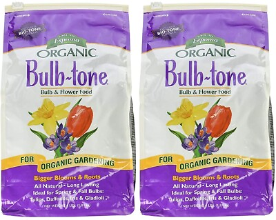 #ad Espoma BT4 4 lb Organic All Natural Bulb Tone Bulb Fertilizer Food Pack of 2 $33.90