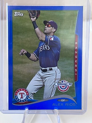 #ad 2014 Topps Opening Day Blue #60 Alex Rios 2014 $2.00