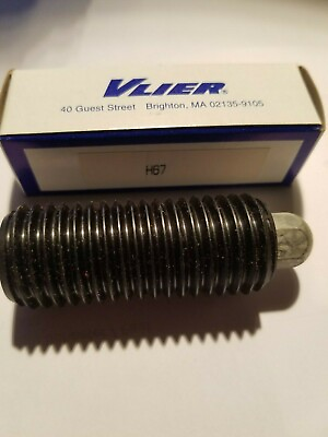 #ad Vlier H67 1 2quot; Plunger Projection. Steel Threaded Spring Plunger NIB $16.20