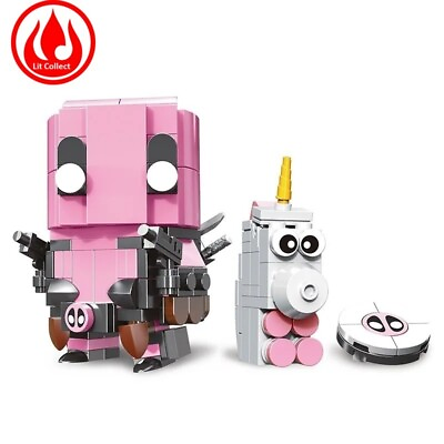#ad Lady with Unicorn Building Mini Action Blocks Figure assembly Compatible Set $39.00