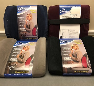 #ad Lumbar Back Support Seat Cushion Pillow by For Car Home or Office POSTURE $20.00