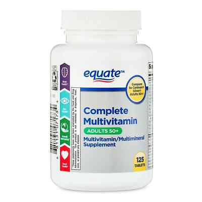 #ad Complete Multivitamin Multimineral Supplement Tablets Adults 50 125 Count $9.11
