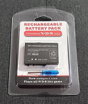 #ad 2000mAh Replacement Battery For Nintendo DS Lite Brand New In Box With Tools $8.99