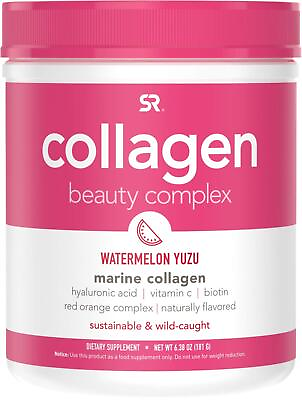 #ad Collagen Beauty Complex Watermelon Yuzu 30 Servings Hyaluronic Acid Biotin $23.95
