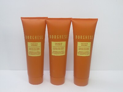 #ad BORGHESE FANGO FERMA FIRMING MUD MASK FOR FACE AND BODY 1 OZ LOT OF 3 $18.00