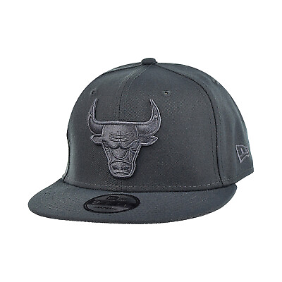 #ad New Era Mens Chicago Bulls Color Pack 9Fifty Snapback Hat Dark Grey $31.41