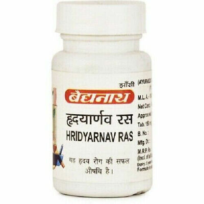 #ad Baidyanath Ayurvedic Hridayarnav Ras 80 Tablet Complete Ayurvedic Formula UK $12.31