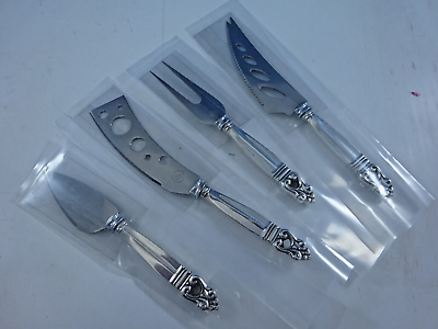 #ad Royal Danish by International Sterling Silver Deluxe Charcuterie Set 4pc Custom $209.00