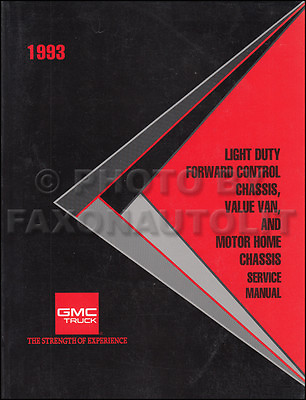 #ad 1993 GMC P3 and PG Repair Shop Manual Original Motor Home Chassis and Step Van $49.95