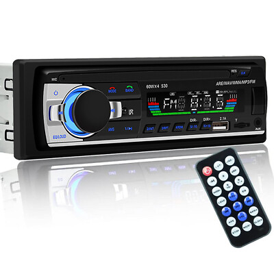 #ad Car Stereo Audio Bluetooth In Dash FM Aux Input Receiver SD USB MP3 Radio Player $16.99