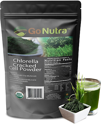 #ad Chlorella Cracked Cell Powder Organic 1 lb. Pure Chlorella Powder Non Gmo $25.46