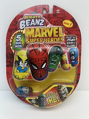 #ad Mighty Beanz Marvel Super Heroes Series 1 MR. FANTASTIC 2003 NEW $19.99