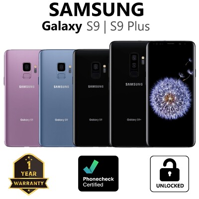 #ad Samsung Galaxy S9 amp; S9 Plus 64GB 128GB 256GB Unlocked Excellent $124.95