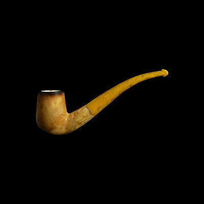 #ad Lee van Cleef Meerschaum Pipe handcarved smoking tobacco for gift w case MD 238 $159.41