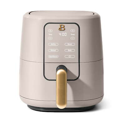 #ad 3 Qt Air Fryer with TurboCrisp Technology Porcini Taupe by Drew Barrymore $51.55