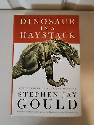 #ad Dinosaur in a Haystack by Stephen Jay Gould 1st Edition Hardback w Dust Jacket $3.49