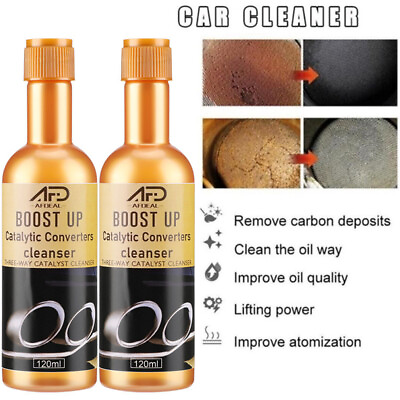 #ad 2x Boost Up Vehicle Engine Catalytic Converter Cleaner Multipurpose DeepCleaning $12.95