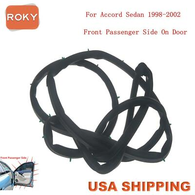 #ad Car Door Weatherstrip Seal Silence Rubber Front Right for ACCORD Sedan 1998 02 $24.27