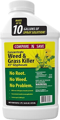#ad Compare N Save 75322 Herbicide Concentrate Mix Root Weed and Grass Killer 16 oz $16.99