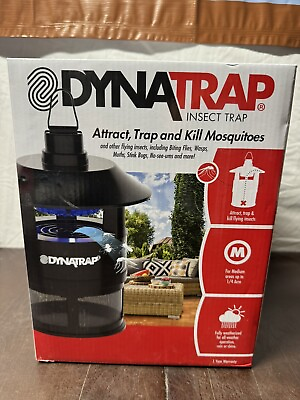 #ad DynaTrap DT160 Outdoor Insect Trap Black 🦟 NEW ⚡️Free Shipping 📦 $45.99