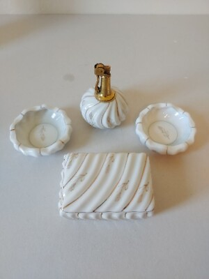 #ad Ceramic Japanese Lighter Set Vintage $65.00