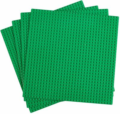 #ad 4Pcs Green 10quot;x10quot; 32x32 stud Classic Brick Building Base Plates All Major Brand $12.99