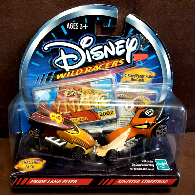 #ad Disney Lion King Diecast Cars Simba Scar Wild Racers VINTAGE 2002 FREE SHIP $24.98